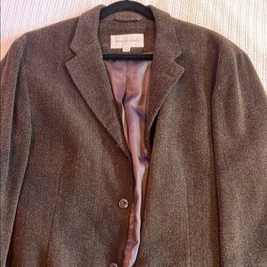 Brown Wool Blazer